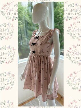 Ank Rouge | 2017 Teddy Bear Ribbon "Lucky Bag" Dress | Size JP M (XXS to XS)